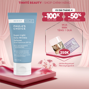 Kem Dưỡng Ngày Paula’s Choice Resist Super-Light Wrinkle Defense