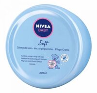 Kem Dưỡng Nivea Baby Soft Xanh / 200ml