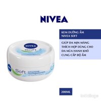 Kem Dưỡng NIVEA SOFT 200ml [Hành Đức chuẩn]