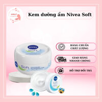 Kem dưỡng Nivea Soft chuẩn Đức 200ml, Nivia dưỡng ẩm và cải thiện tình trạng khô da, nứt nẻ_Sarlly Cosmetic