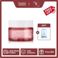 Kem dưỡng nước[TENZERO] Hyaluronic Acid Hydrating Water Cream 50g +[Free Gift] Cleaning Wiprs(30 Wipes)