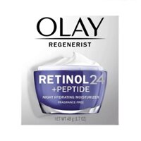 KEM DƯỠNG OLAY REGENERIST RETINOL 24 +PEPTIDE NIGHT HYDRATING MOISTURIZER 48Gam- Mỹ