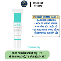 Kem Dưỡng Phục Hồi Ahohwa Vitamin K Cream - Phục Hồi Da Mỏng Đỏ, Giãn Mao Mạch, Làm Dịu Da