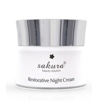KEM DƯỠNG PHỤC HỒI CHỐNG LÃO HÓA DA BAN ĐÊM SAKURA RESTORATIVE NIGHT CREAM