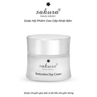 Kem dưỡng phục hồi chống lão hoá da ban ngày Sakura Restorative Day Cream 30gr