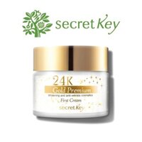 Kem dưỡng phục hồi dưỡng trắng da chống lão hóa Secret Key 24K Gold Premium First Cream 50g