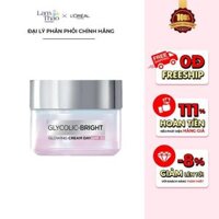 Kem Dưỡng Sáng Da Ban Ngày Loreal Paris Glycolic-Bright Glowing Cream Day SPF 30