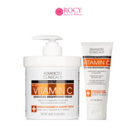 Kem dưỡng sáng da chuyên sâu Advanced Clinicals Vitamin C Advanced Brightening Cream 59ml & 454g