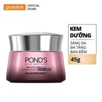 Kem Dưỡng Sáng Da Đa Tầng Ban Đêm Pond'S Bright Miracle Mờ Thâm Sạm Với 50X Niasorcinol 45Gr