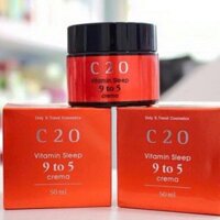 Kem dưỡng sáng da thần thánh C20 vitamin sleep 9 to 5 crema 50ml