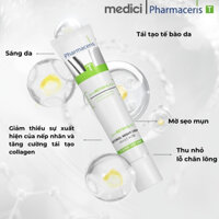 Kem dưỡng tái tạo da ban đêm RETINOL 0.3 PHARMACERIS giảm mụn sáng da 40ml