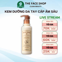 Kem Dưỡng Tay Cung Cấp Ẩm THE FACE SHOP Rich Hand V Soft Touch Hand Lotion 200ml