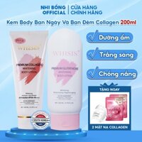 Kem Dưỡng Thể Body Trắng Da Ban Ngày & Ban Đêm WHISIS Hàn Quốc Premium Whitening Body Lotion 200ml