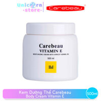 Kem Dưỡng Thể Carebeau Body Cream Vitamin E 500ml - Sữa tươi