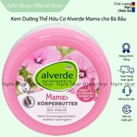 Kem dưỡng thể hữu cơ Alverde Mama 200ml cho bà bầu, giảm rạn da, dưỡng ẩm, tăng đàn hồi da, hàng Đức