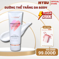Kem Dưỡng Thể Trắng Da Chống Nắng WHISIS-Premium Collagen Whitening Body Lotion 200ml