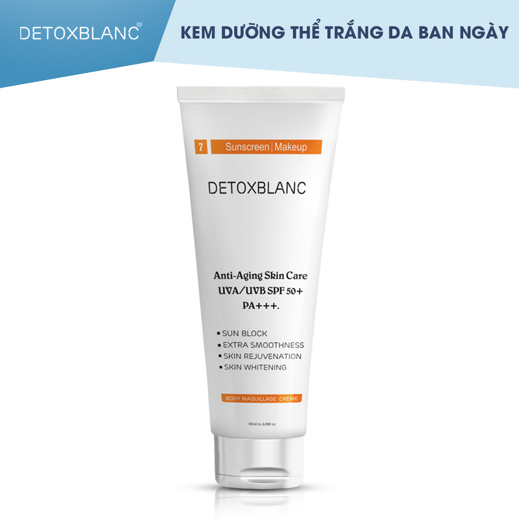 Kem dưỡng thể trắng da DetoxBlanc Body Maquillage Crème