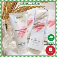 Kem Dưỡng Thể Trắng Da WHISIS Chống Nắng - Premium Collagen Whitening Body Lotion 200ml - HANA SHOP