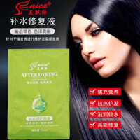 Kem dưỡng tóc phục hồi kích thước du lịch, dưỡng ẩm, nuôi dưỡng, làm mượt, cải thiện xoăn, kem dưỡng tóc sau nhuộm, túi đựng dầu gội