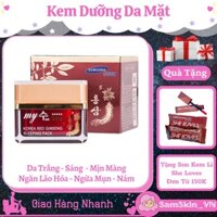 Kem dưỡng trắng căng bóng se khít lỗ chân lông giảm thâm nám tàn nhan ngăn ngừa lão hóa da  HỒNG SÂM MY GOLD RED GINSENG