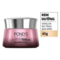 Kem dưỡng trắng da ban đêm POND’S Bright Miracle Serum Night Cream Niasorcinol