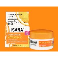 Kem dưỡng trắng da ban ngày SPF15 Isana Vitamin C Của Đức