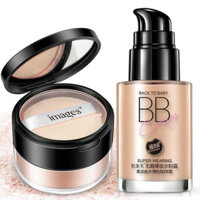 Kem dưỡng trắng da BB Kem che khuyết điểm dưỡng ẩm Kem nền kiểm soát dầu Đệm chống thấm nước BB Cream Kem trơn