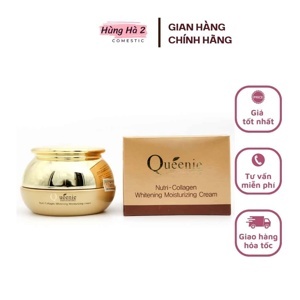 Kem dưỡng trắng da, bổ sung Collagen Queenie 50ml