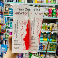 Kem dưỡng trắng da Body Hikato spf50+ 200ml, dưỡng trắng toàn thân chống nắng,lên tông tức thì,bổ sung collagen, giữ ẩm