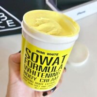 KEM DƯỠNG TRẮNG DA BODY MIMI WHITE SOWAT FORMULA WHITENING BODY CREAM 220G CHÍNH HÃNG - 9057