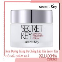 Kem dưỡng trắng da chống lão hóa Secret Key Starting Treatment Cream 50g