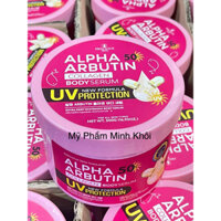 Kem Dưỡng Trắng Da Chống Nắng Alpha Arbutin Collagen Body Serum 500g UV 50 SPF Precious Skin Thái Lan