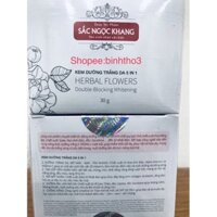 Kem dưỡng trắng da chống nắng 5 in 1 sắc Ngọc khang herbal flowers double blocking whitening 30g (mờ nám sạm tàn nhang)