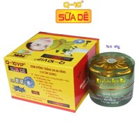 Kem dưỡng trắng da đa năng 12 tác dụng Q10 - VIP ốc sên sữa dê (40g) [bonus]