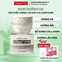 Kem Dưỡng Trắng Da Dưỡng Ẩm Collagen 3W CLINIC Hàn Quốc 60ml Giúp Ngăn Ngừa Lão Hóa Giảm Nếp Nhăn