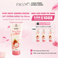 Kem Dưỡng Trắng Da Dưỡng Ẩm Chống Nắng BARBIE ENNY SPF 15+ PA+++ 200 Gram Tặng Bột Thảo Mộc