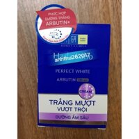 Kem dưỡng trắng da Hada Labo Perfect White Arbutin Cream - 50g (màu xanh)