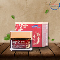 KEM DƯỠNG TRẮNG DA HỒNG SÂM MY GOLD RED GINSENG AQUA WRINKLE &  WHITENING CREAM HÀN QUỐC (50ML)