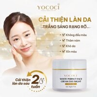 Kem Dưỡng Trắng Da Mặt Ngày và Đêm YOCOCI White Perfect Face Cream Day Night 20g
