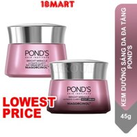 Kem Dưỡng Trắng Da Ngày Và Đêm Pond's Bright Miracle Mờ Thâm Sạm SPF 30 PA+++ 45g