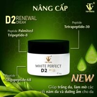 Kem dưỡng trắng da ngừa nếp nhăn ngày và đêm White Perfect D2 Renewal Cream