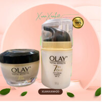 KEM DƯỠNG TRẮNG DA OLAY TOTAL EFFECTS  BAN NGÀY, BAN ĐÊM 50G [ hàng chuẩn Thái Lan]