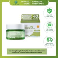 Kem Dưỡng Trắng Da PrettySkin The Pure Cica 40 Ceramide Cream 52ml - Centella Asiatica Extract + Ceramide