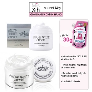 Kem dưỡng trắng da Secret Key Snow White Cream - 50g