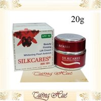 Kem Dưỡng Trắng Da SILKCARES WA18 Whitening Pearl Cream SPF 50 - 20g.