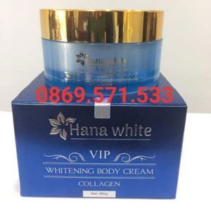 Kem dưỡng trắng da toàn thân Hana White Body