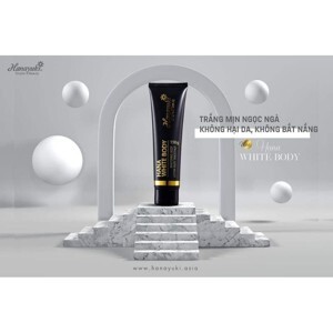 Kem dưỡng trắng da toàn thân Hana White Body