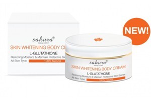 Kem dưỡng trắng da toàn thân Sakura Skin Whitening Body cream - 200g