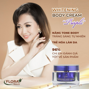 Kem Dưỡng Trắng Da Toàn Thân Whitening Body Cream Flora Beauty