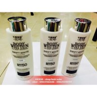 Kem dưỡng trắng da toàn thân body whiten swift white spf 70 pa+++ BODY US Magic Flowers Snail white suncreen - HX936